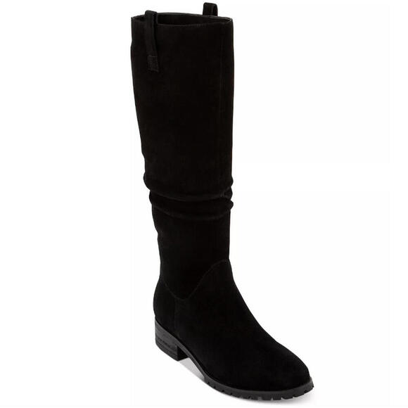 Aqua College BOOTS PAIGE Suede Riding Boot Shoes  Size 6.5 - Picture 1 of 3